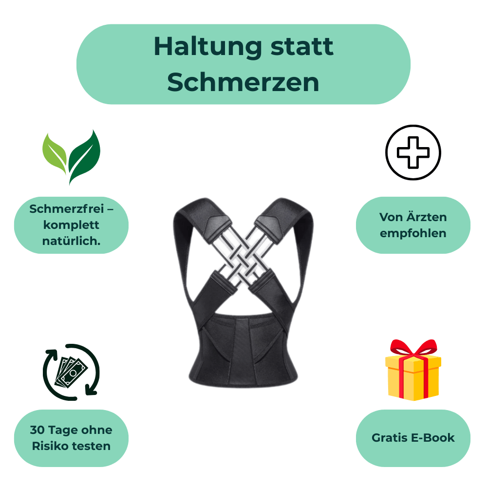 ErgoAlign Rücken-Haltungskorrektur – Anwendung am Nacken, Schmerzlinderung ohne Medikamente