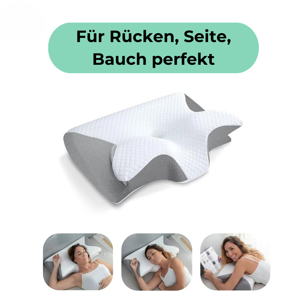 ErgoPillow Nackenkissen für natürliche Schmerzlinderung – Schlafkomfort