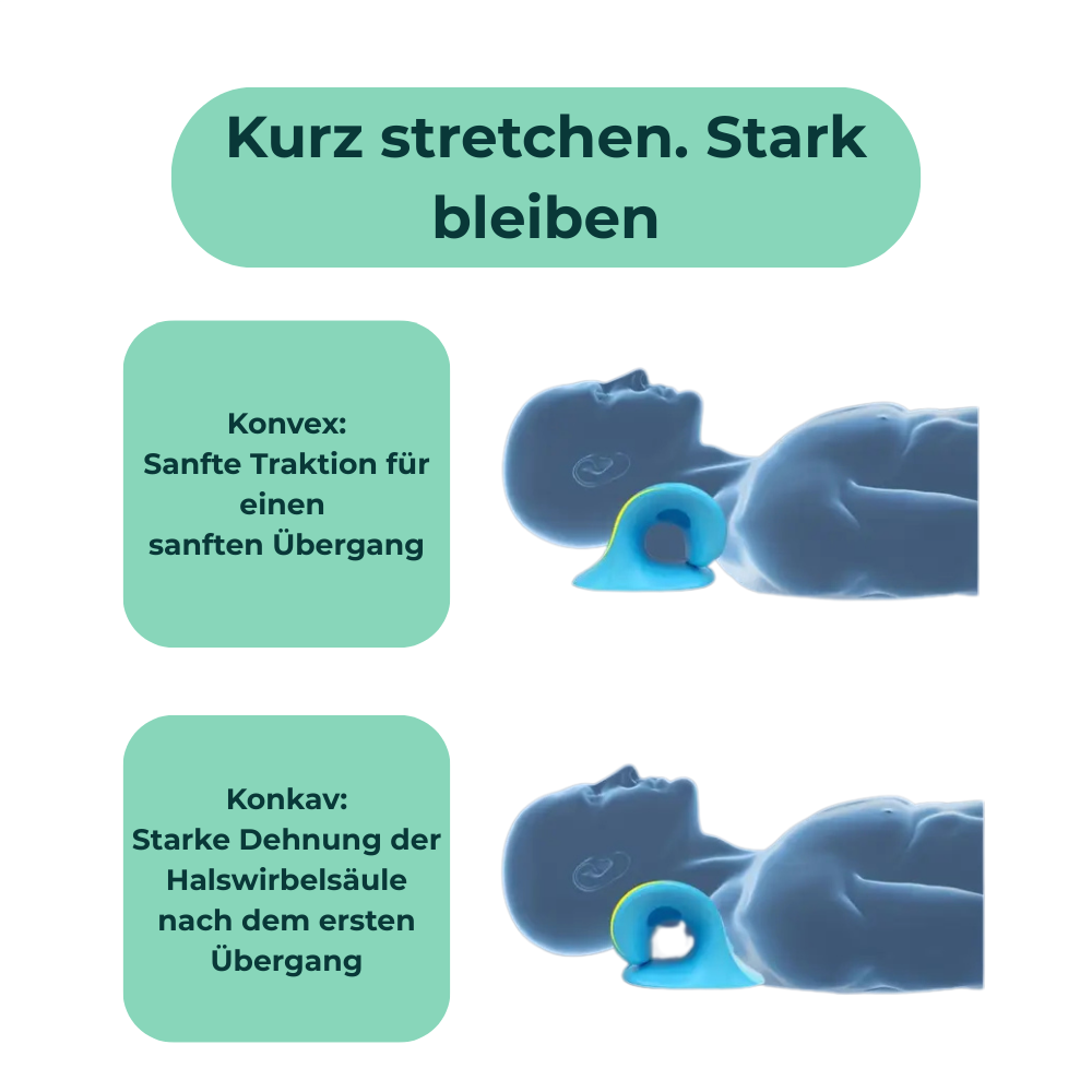 ErgoStretch Nackenstrecker für natürliche Schmerzlinderung – Anwendung am Nacken