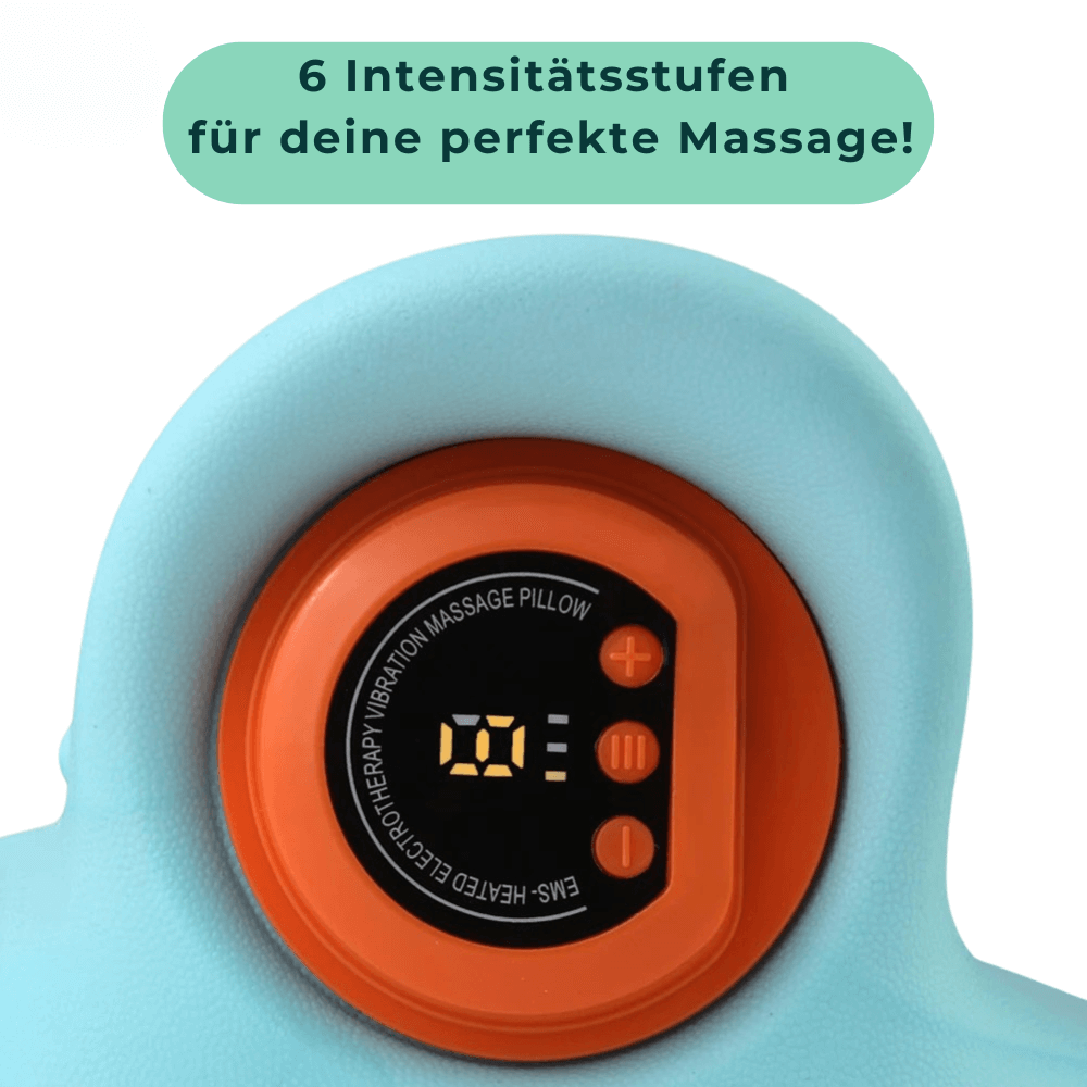 ErgoWave Nackenmassagegerät gegen Nackenschmerzen Display – Schmerzfrei ohne Medikamente