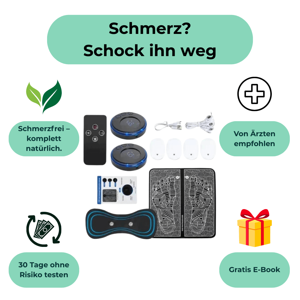 ErgoShock Schmerzfrei-Pad Set für ganzen Körper – Set komplett