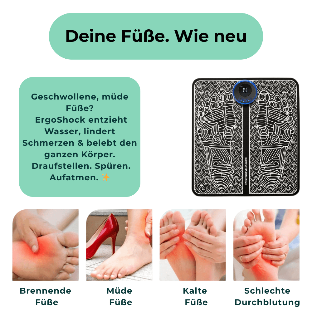 ErgoShock Schmerzfrei-Pad Set für ganzen Körper – Beinpad