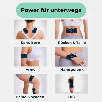 ErgoShock Schmerzfrei-Pad Set für ganzen Körper – Anwendung am ganzen Körper