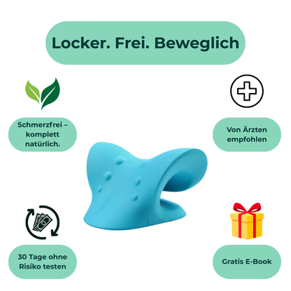 ErgoStretch Nackenstrecker für natürliche Schmerzlinderung – Entlastung für Nacken & Schultern