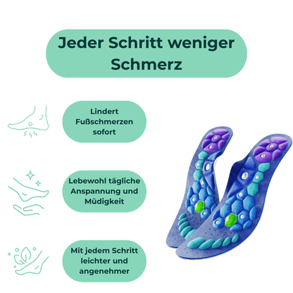 ErgoVital Magnet-Fußsohlen Komfort Schritt für Schritt