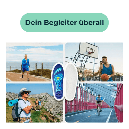 ErgoVital Magnet-Fußsohlen für Sport und Freizeit