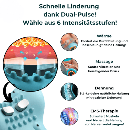 ErgoWave Nackenmassagegerät gegen Nackenschmerzen - Vorteile 