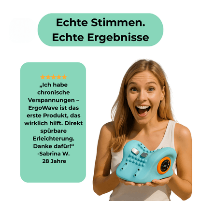 ErgoWave Nackenmassagegerät gegen Nackenschmerzen - Kunden Erfahrung